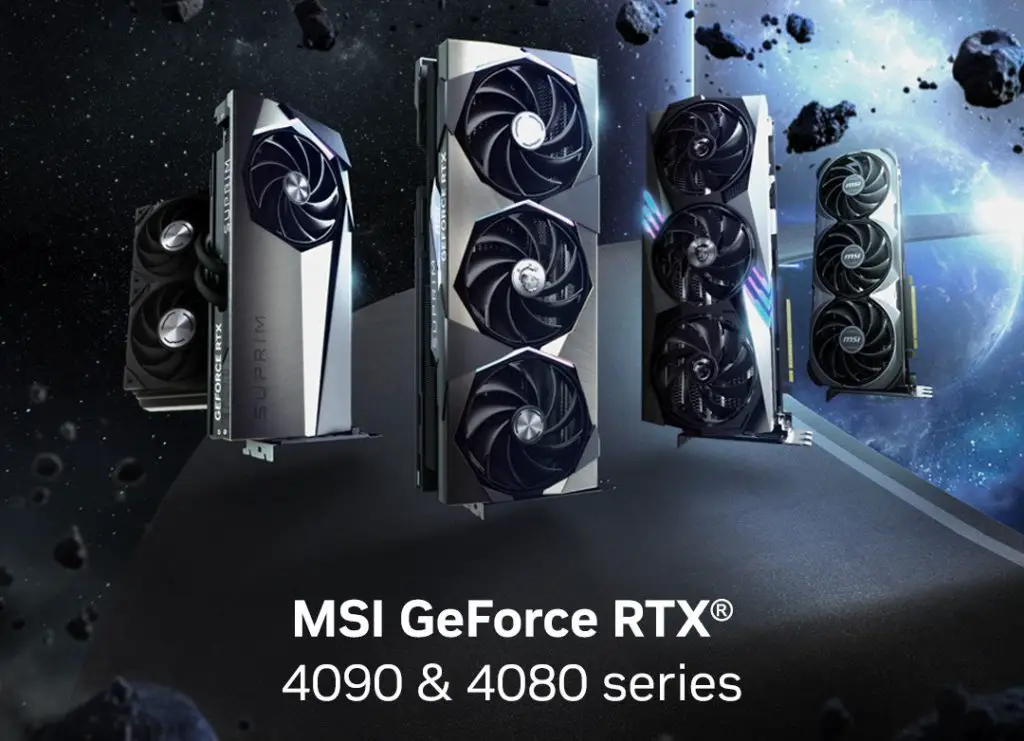 MSI GeForce RTX 4090 4080