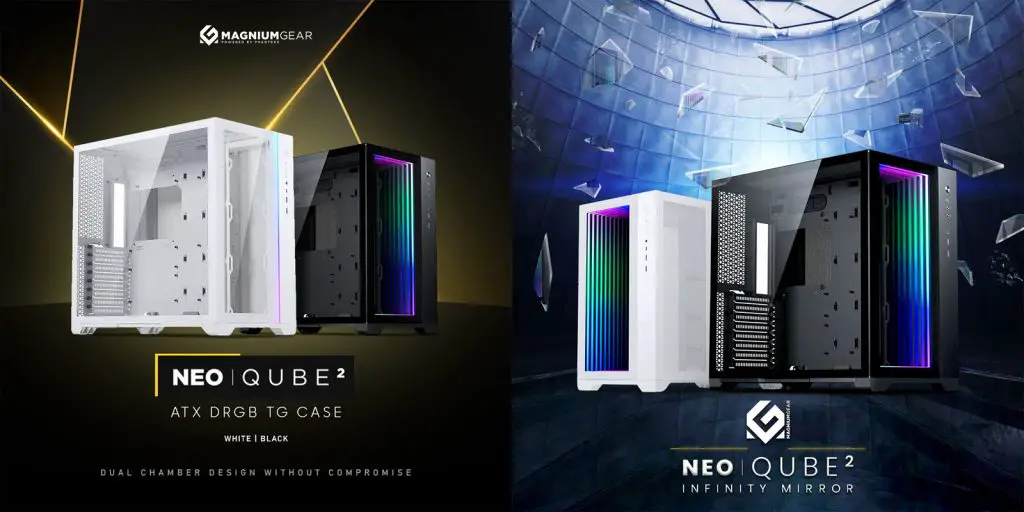 MagniumGear NEO Qube 2 and NEO 2 Infinity Mirror ATX DRGB TG