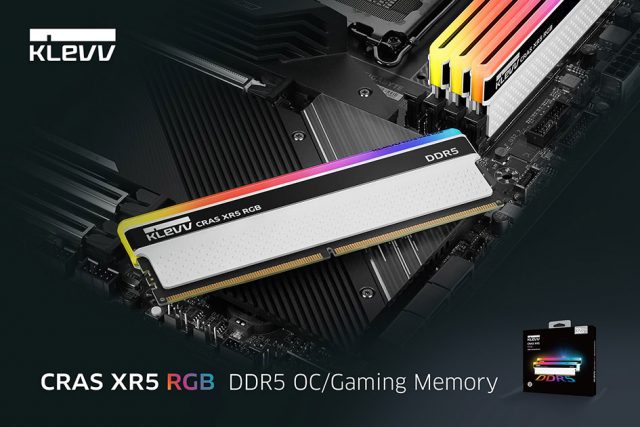 KLEVV CRAS XR5 RGB DDR5 memory kit 1