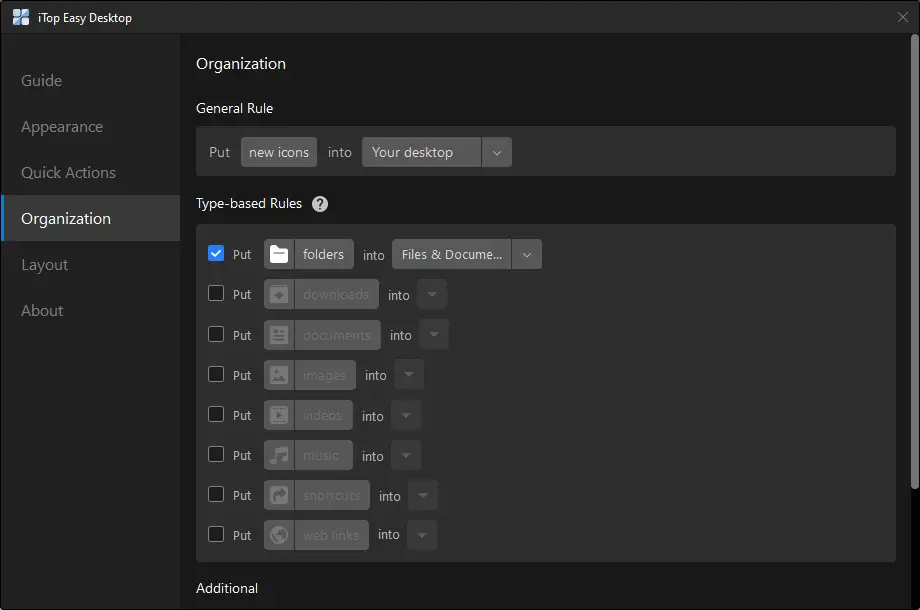 4.organization setting