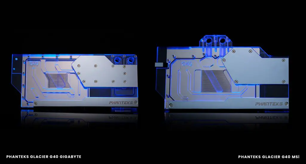 Phanteks Glacier G40 Gigabyte and MSI waterblock featured