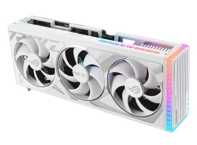 ASUS ROG STRIX GeForce RTX 4090 4080 White Edition GPUs 1