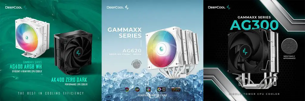 DeepCool AG and AK series Air Coolers