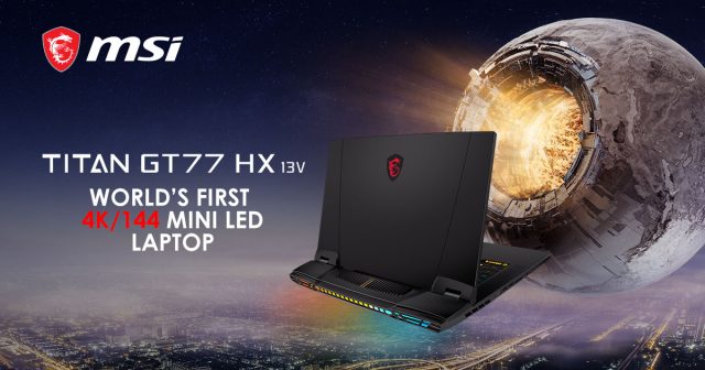 MSI Titan GT77 with 4K 144Hz Mini LED display featured