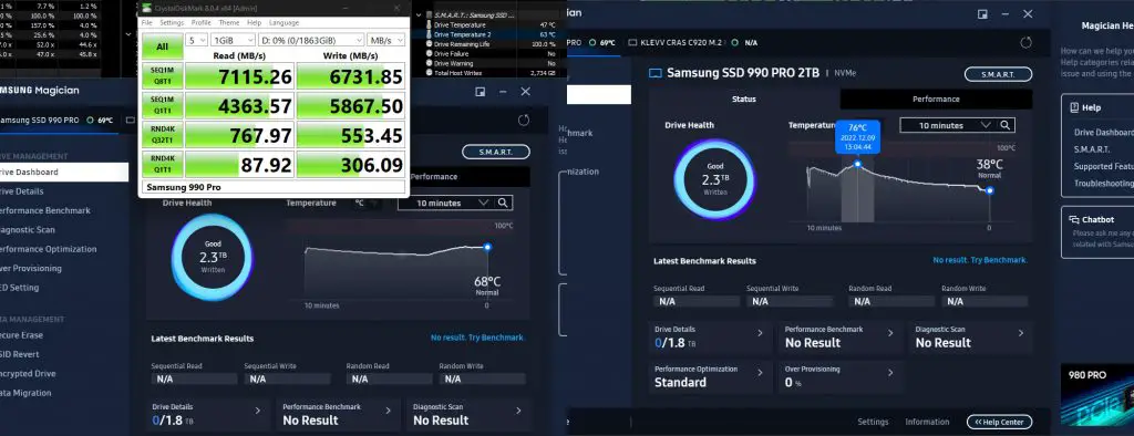 Samsung 990 Pro 2TB Benchmark 2