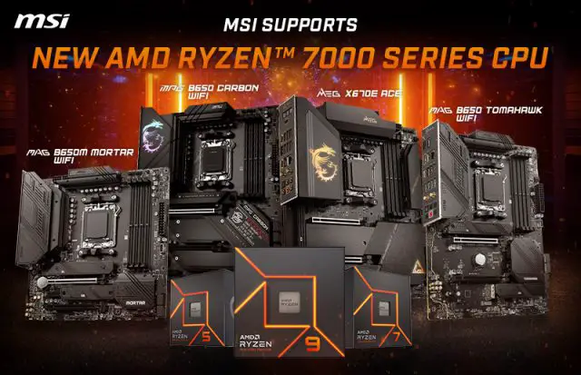 AMD 7000 series CPU Banner