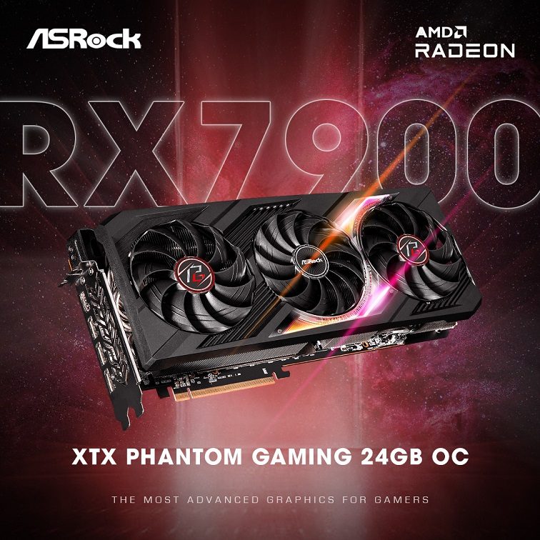 ASRock Radeon RX 7900 XTX Phantom Gaming 24GB OC