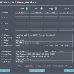 DDR5 6000 C28 test