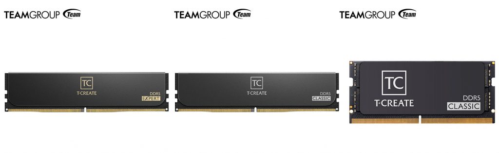 TEAMGROUP three new T CREATE DDR5 Memory Kits reveal 1