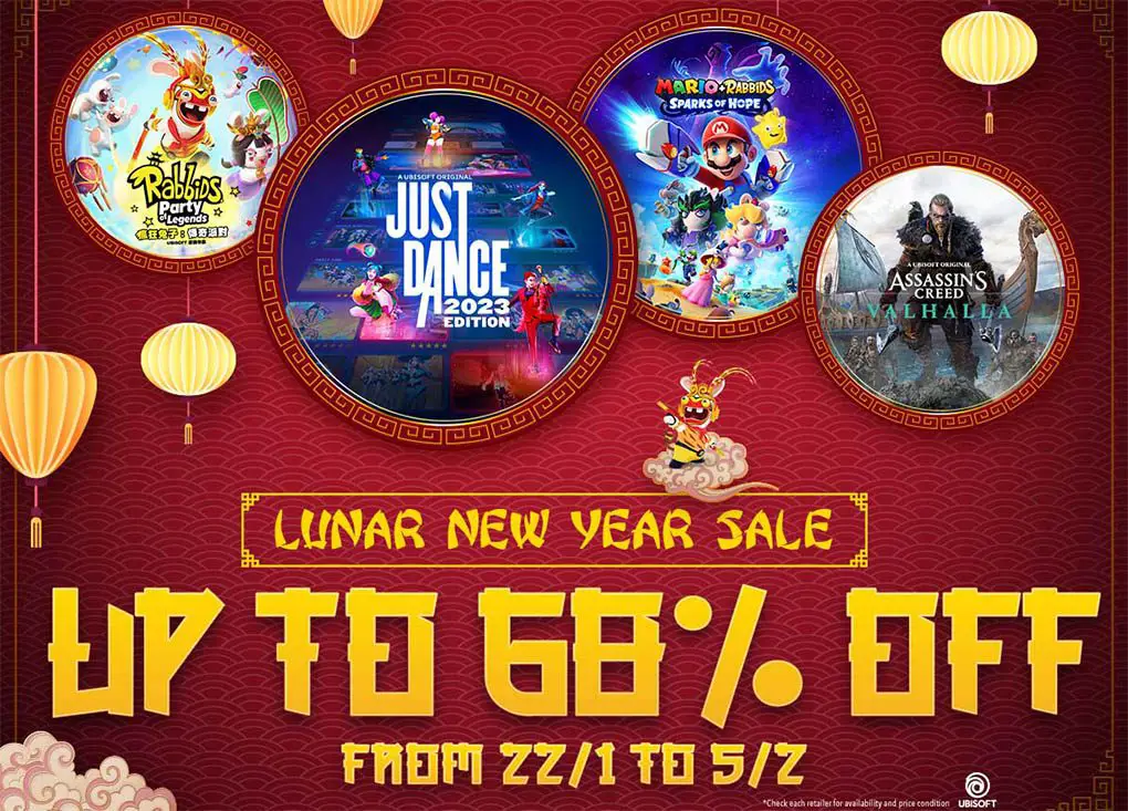 Ubisoft Lunar New Year Sale 2023 featured