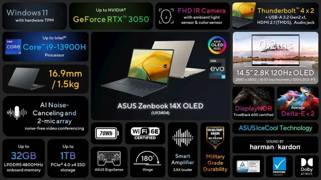 ASUS Zenbook 14X OLED UX3404 laptop 1