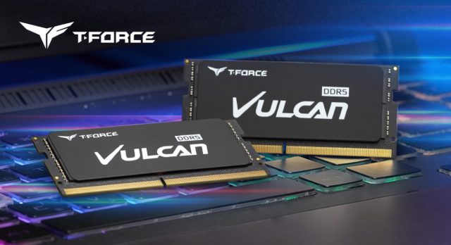 TEAMGROUP T FORCE VULCAN SO DIMM DDR5 memory featured