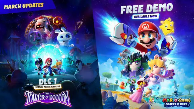 Ubisoft Mario Rabbids Sparks of Hope new DLC and Free Demo featured