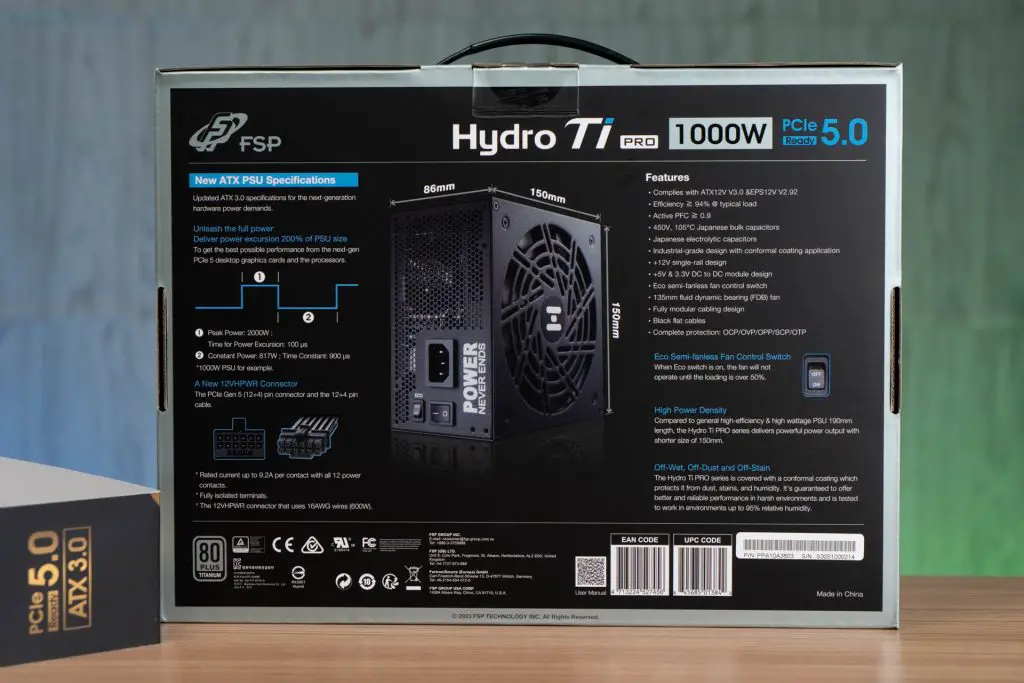 FSP Hydro Ti Pro 1000W 03
