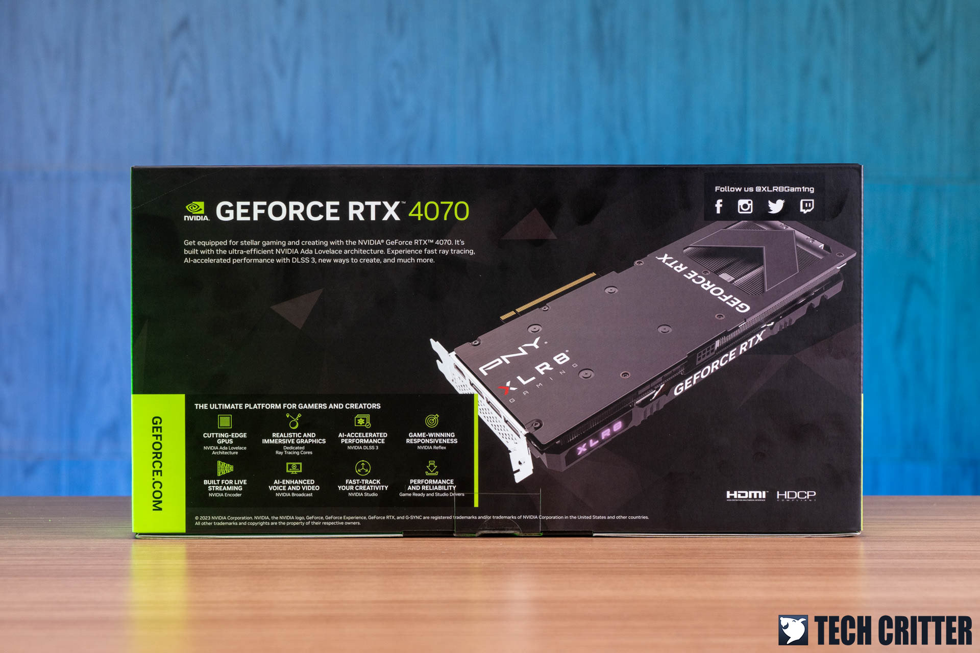 PNY GeForce RTX 4070 XLR8 Review