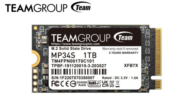 TEAMGROUP MP44 MP44S MP34S M.2 SSDs 3