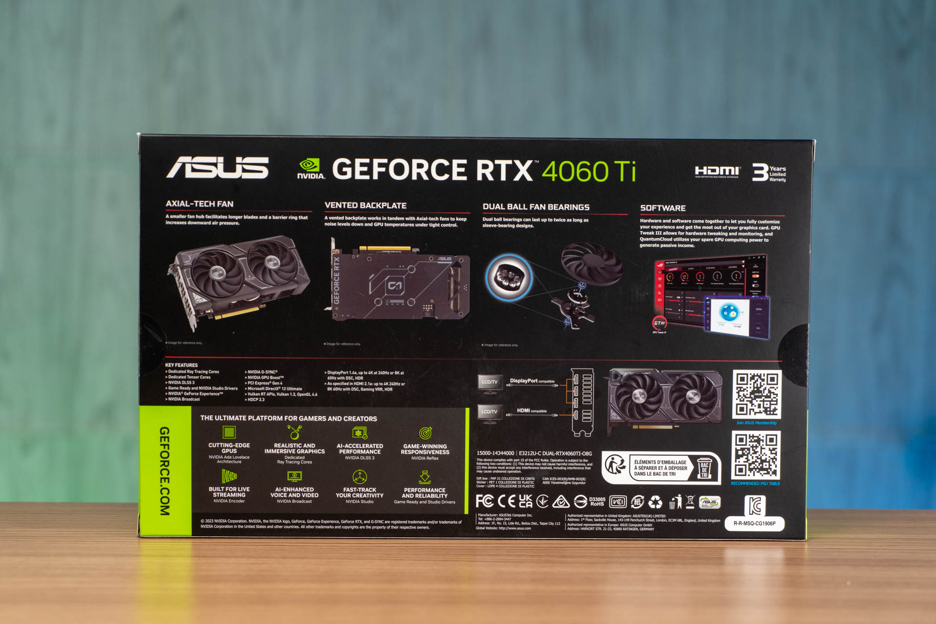 ASUS GeForce RTX 4060 Ti TUF OC Review