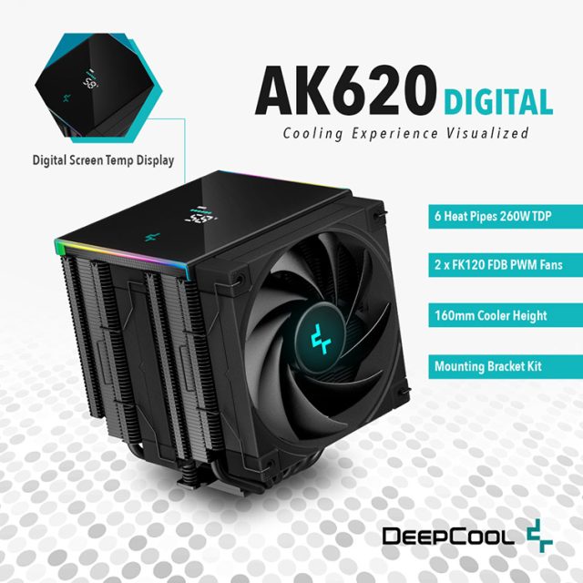 DeepCool AK620 Digital CPU Cooler