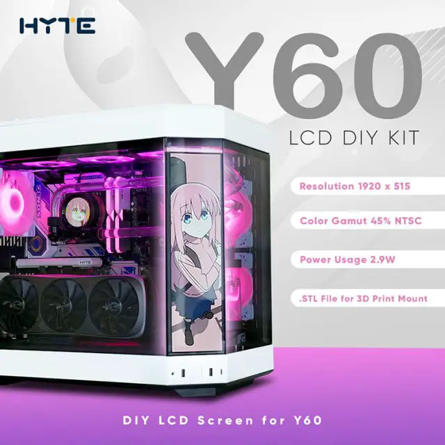 HYTE Y60 LCD Screen Kit