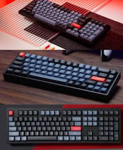 Keychron K4 K6 K10 Pro Hot Swap RGB Aluminum Wireless Mechanical Keyboards