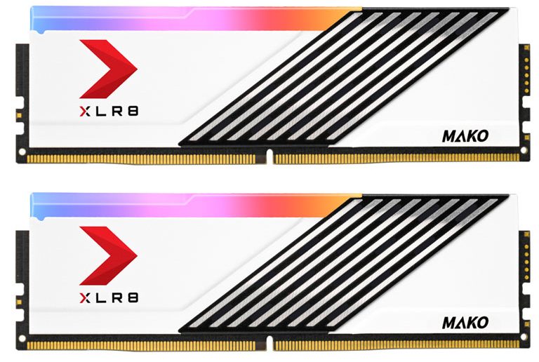 PNY DDR5 MAKO RGB White 6400 6000