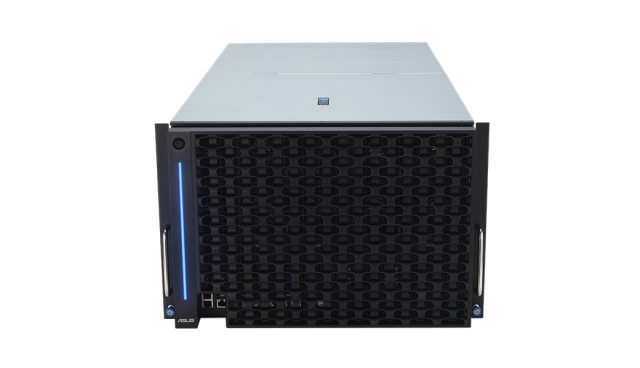 ASUS ESC N8 E11 HGX H100 eight GPU server featured