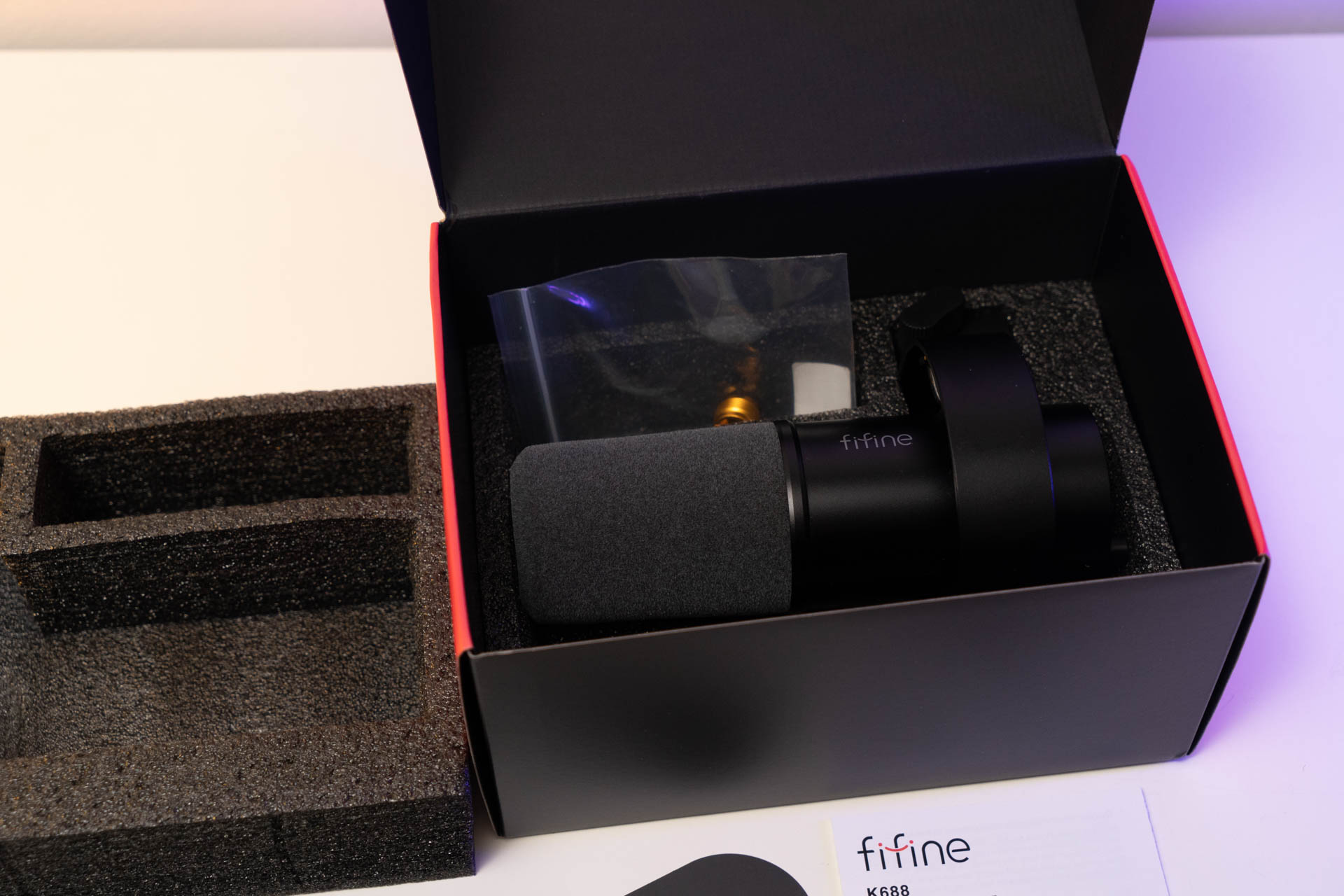 FIFINE K688 USB or XLR Dynamic Microphone User Manual