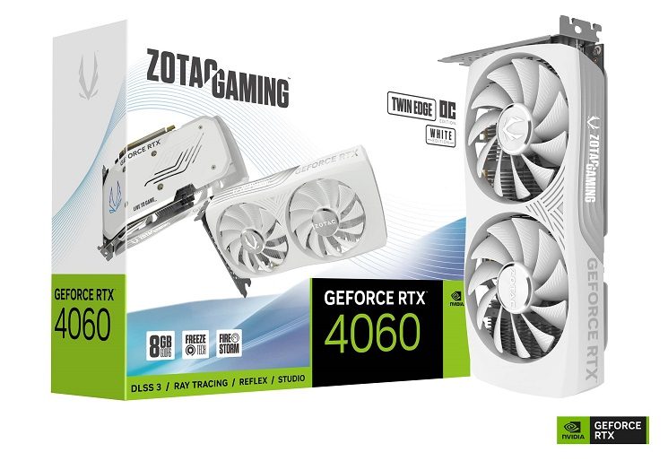 ZOTAC GAMING GeForce RTX 4060 Twin Edge OC White Edition