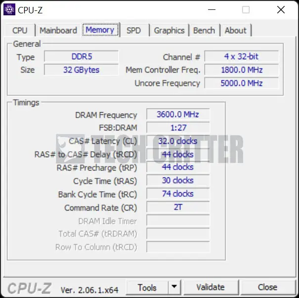 Colorful CVN ICICLE DDR5 7200 C32 CPU Z
