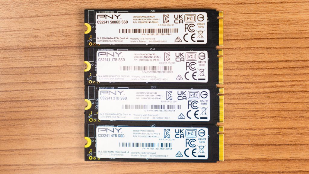PNY CS2241 PCIe Gen 4x4 NVMe SSD