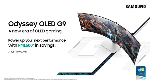 Samsung Odyssey OLED G9 launch promo Malaysia featured