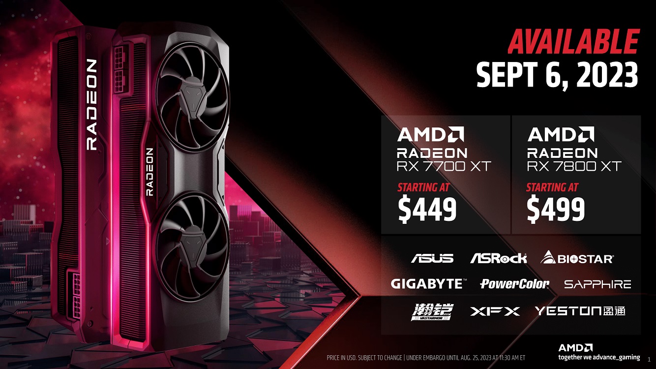 Join AMD's 1440p gaming journey with the new Radeon RX 7800 XT and RX ...