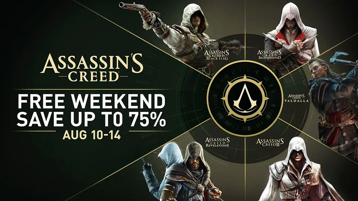 Enjoy playing Assassin's Creed for free this weekend and save big when you  purchase the games