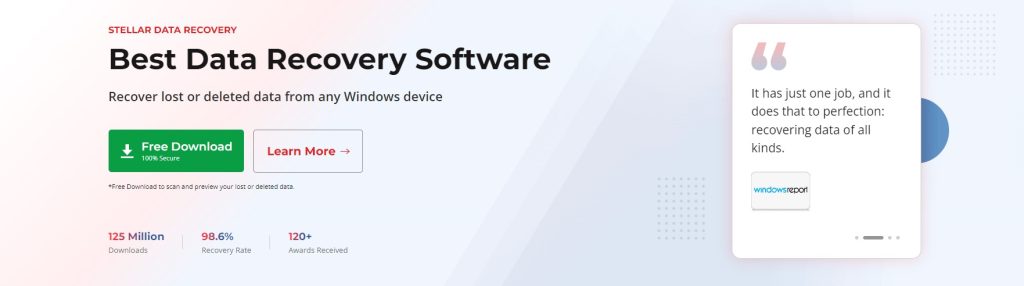 Stellar Data Recovery Free 1