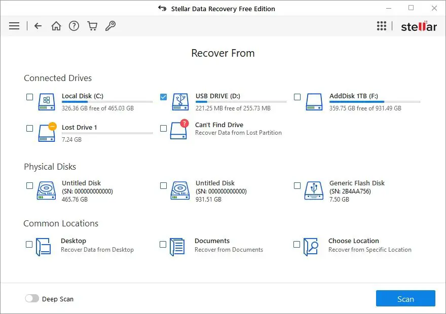 Stellar Data Recovery Free 5