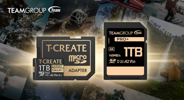 TEAMGROUP PRO+ SDXC and T CREATE EXPERT S.M.A.R.T. MicroSDXC launched featured