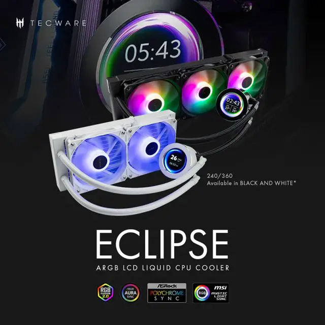 Tecware Eclipse ARGB AIO Liquid Cooler