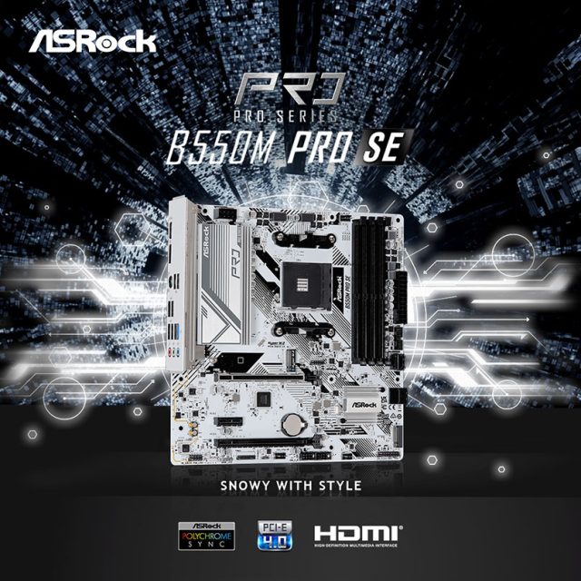 ASRock B550M Pro SE motherboard