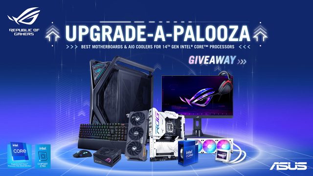 ASUS Upgrade A Palooza PC hardware Giveaway Contest featured