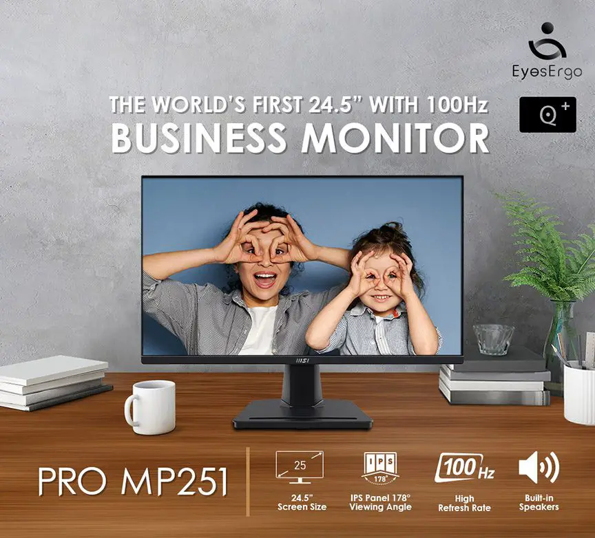 MSI PRO MP251 series monitor Malaysia launched 1