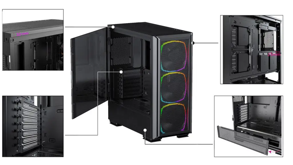 Amazon.com: Montech Sky Two GX, E-ATX Mid Tower Case, High