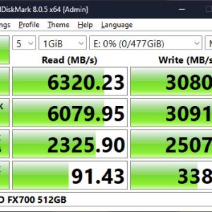 HP FX700 SSD 512GB 1