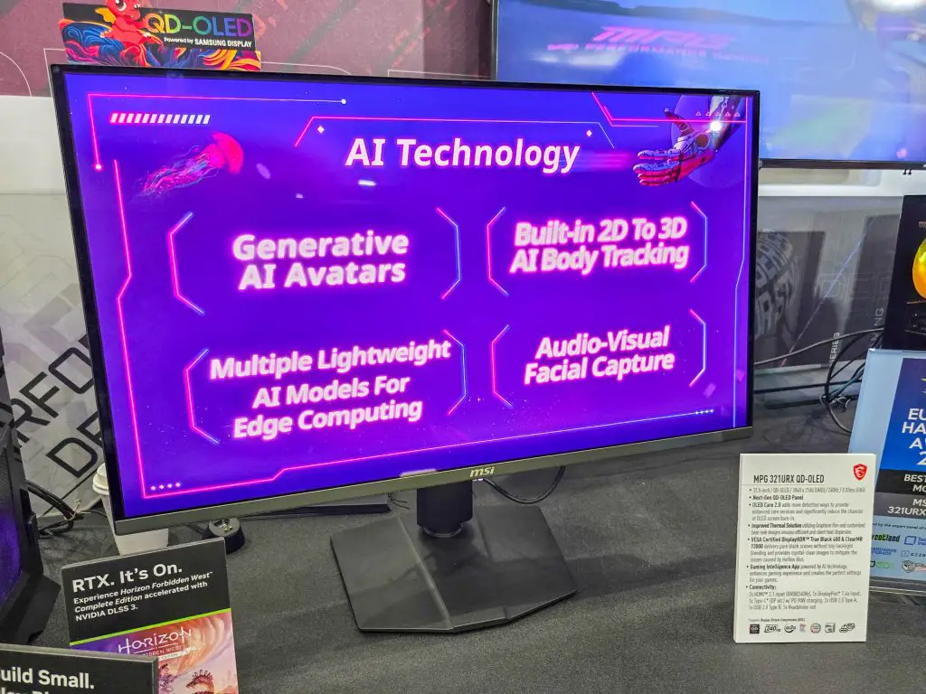 Computex 2024 MSI Monitor 10