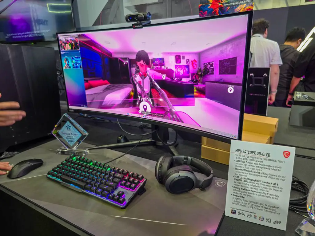 Computex 2024 MSI Monitor 12