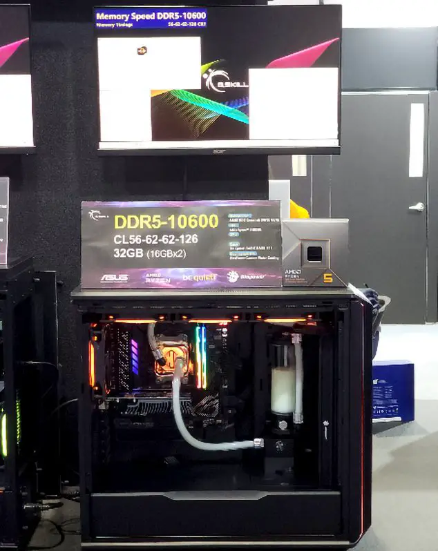 G.SKILL showcase overclocked DDR5 memory kits COMPUTEX 2024 1