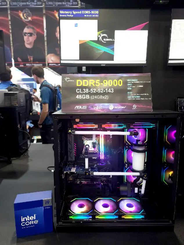 G.SKILL showcase overclocked DDR5 memory kits COMPUTEX 2024 2