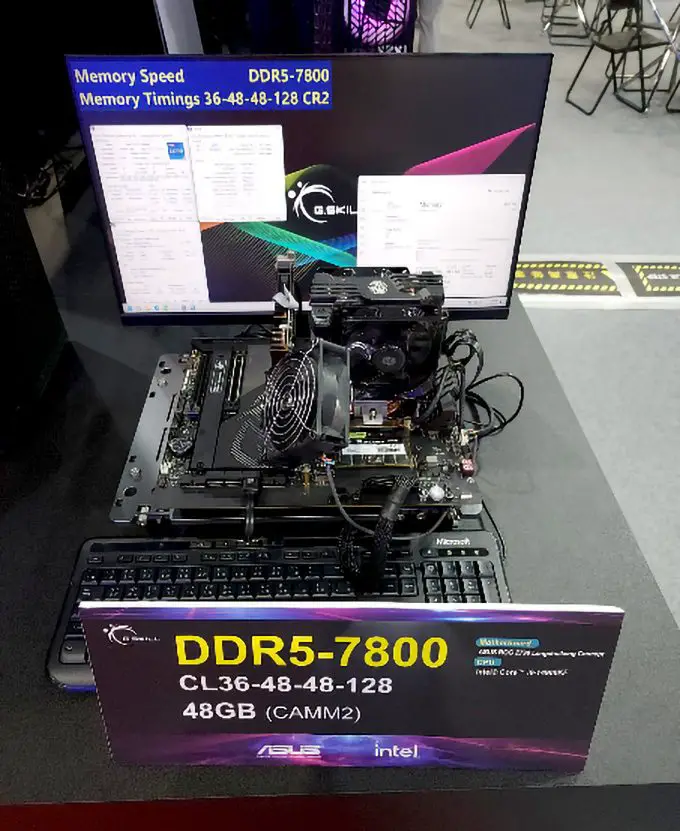 G.SKILL showcase overclocked DDR5 memory kits COMPUTEX 2024 3