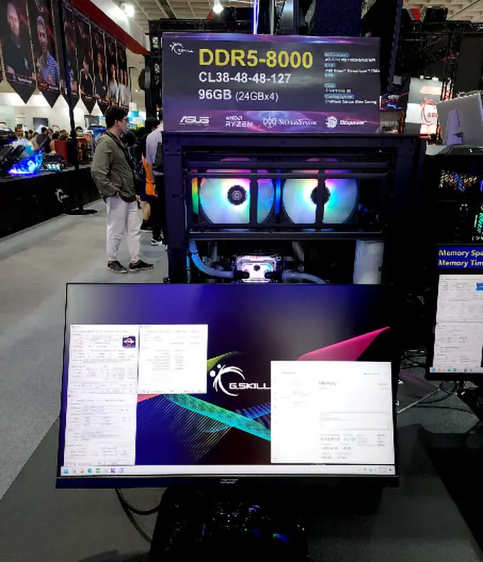 G.SKILL showcase overclocked DDR5 memory kits COMPUTEX 2024 4