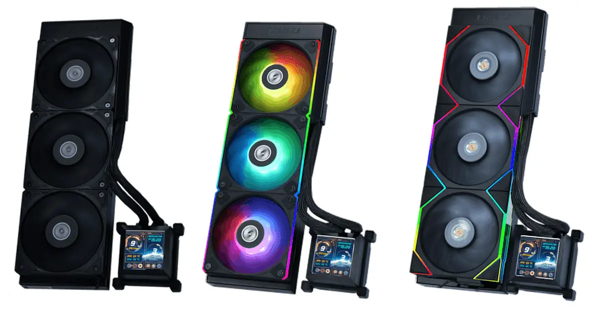 Lian li introduces its latest hydroshift lcd 360 series aio liquid coolers