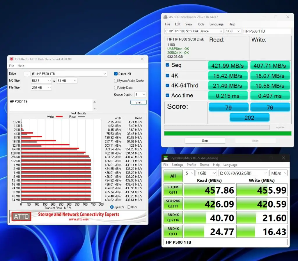 HP P500 1TB